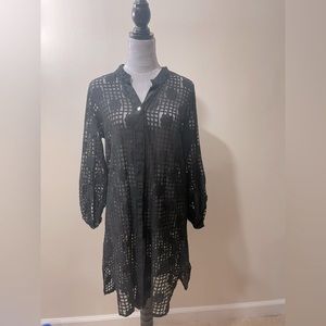 Le Marais made in Italy mesh shirt dress